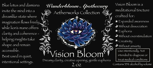 Vision Bloom (Clarity & Creativity Tincture) - Aetherworks Collection