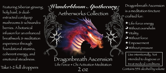 Dragonbreath Ascension (Vitality Enhancing Tincture) - Aetherworks Collection
