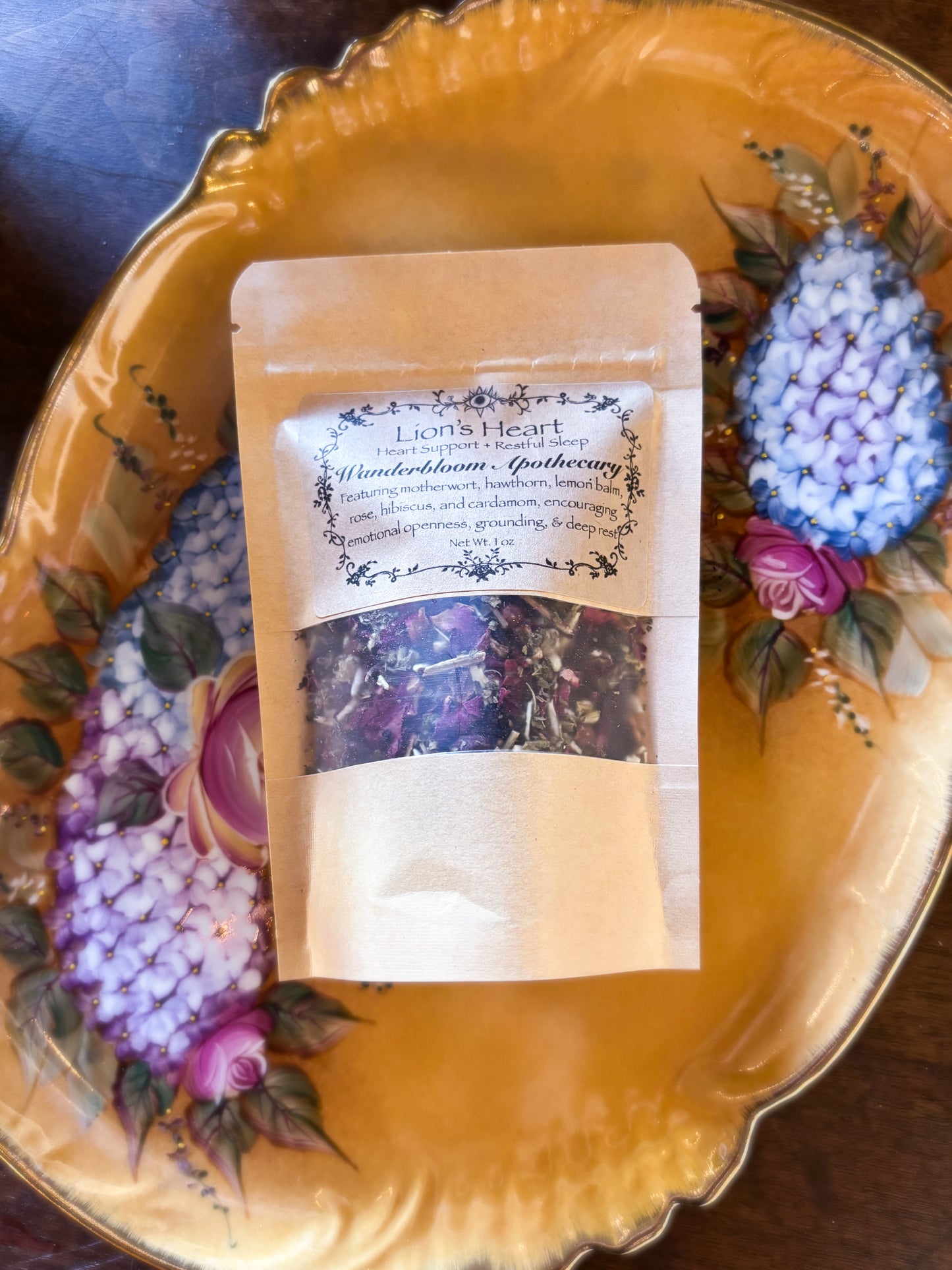 Lion’s Heart (Restful Sleep & Heart Support) - Organic Herbal Tea Blend