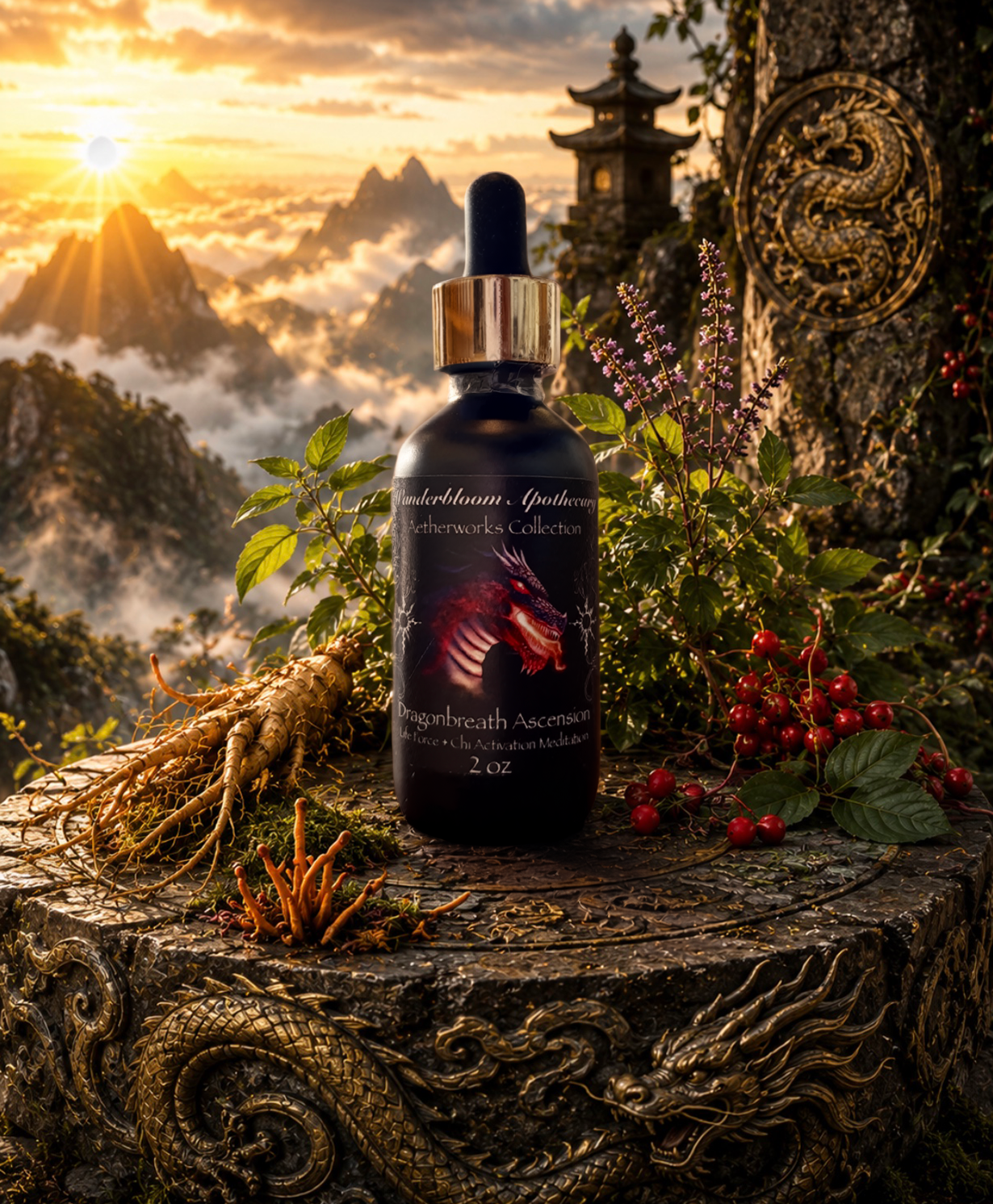 Dragonbreath Ascension (Vitality Enhancing Tincture) - Aetherworks Collection