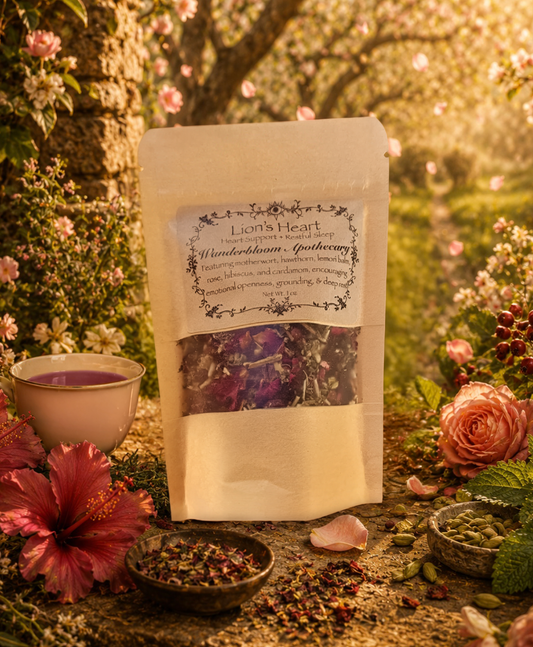 Lion’s Heart (Restful Sleep & Heart Support) - Organic Herbal Tea Blend