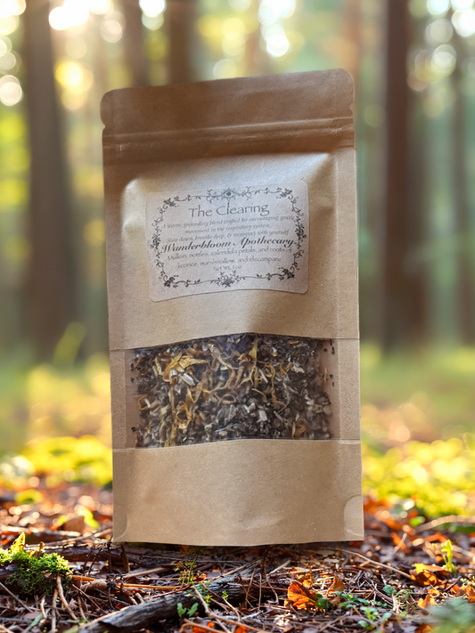 The Clearing (featuring Elecampane, respiratory overall vitality support) - Organic Herbal Tea Blend